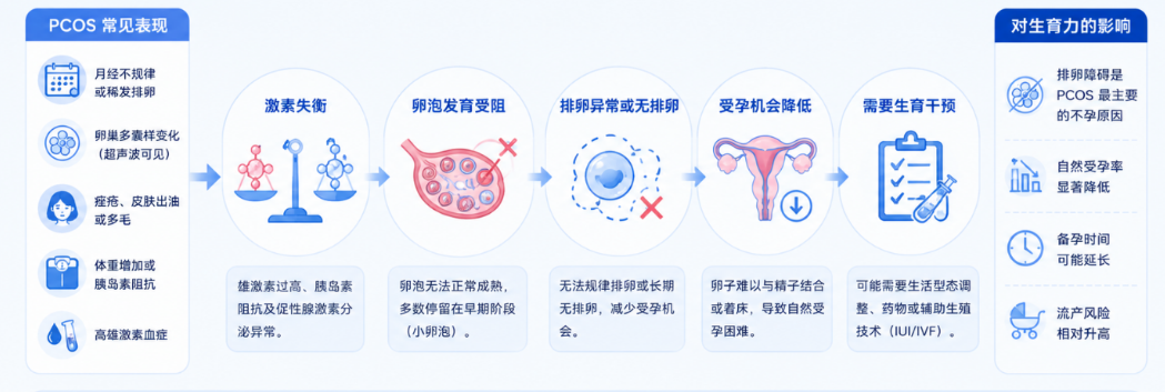 PCOS-是全球常见导致排卵异常及不孕的重要原因之一，许多患者可能长期未被诊断