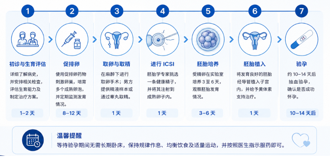 ICSI 治疗七步完整流程 - Metro IVF