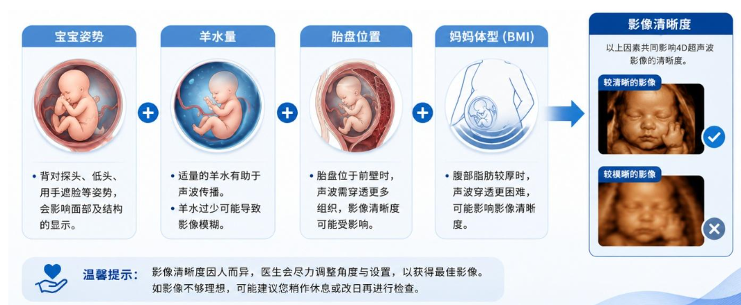 影响4D超声波影像清晰度的因素 - Metro IVF