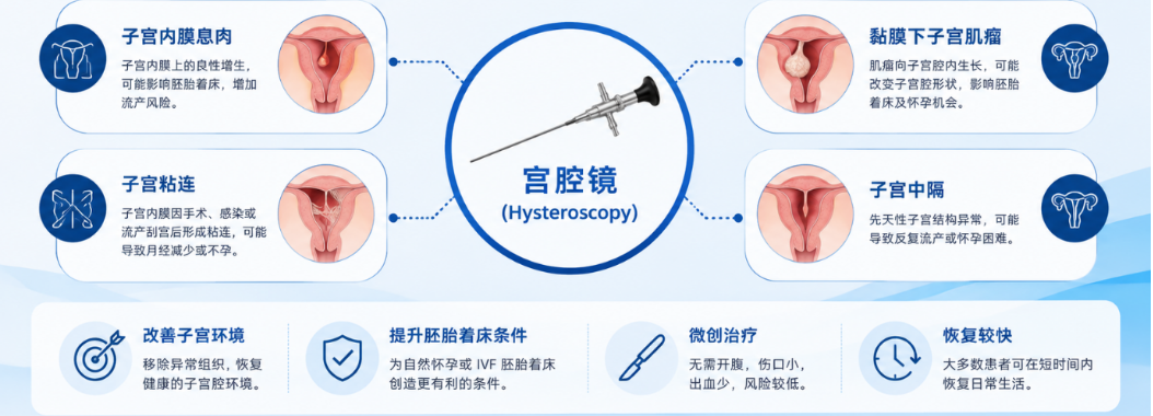 宫腔镜可诊断及治疗的常见宫腔异常 - Metro IVF